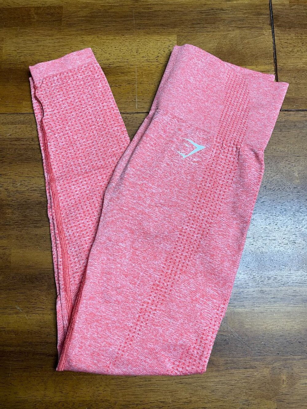 Gymshark Vital Seamless Leggings 2.0 Coral Red Marl Small